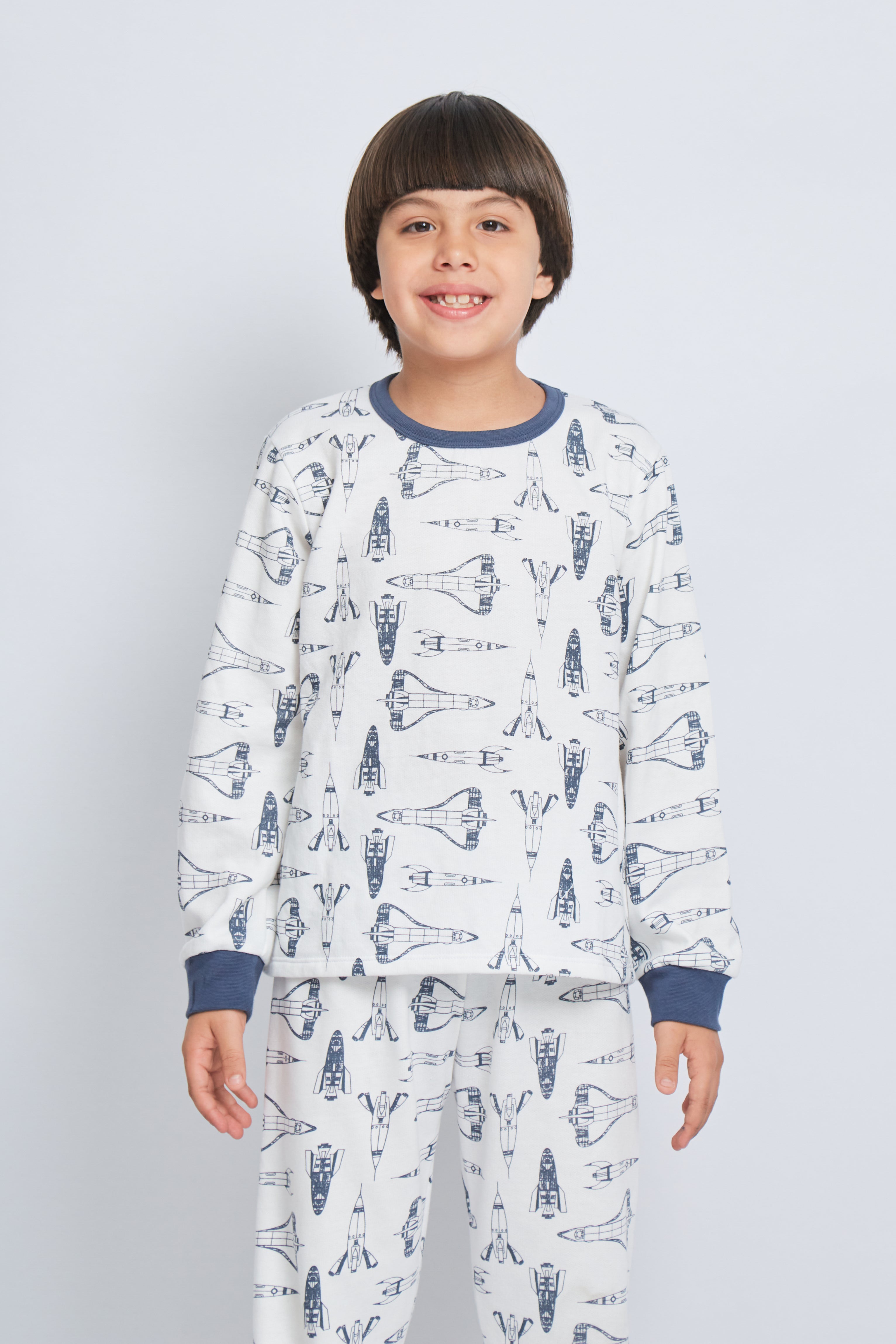 Pijama Niño Franela – LIMA BASICS - Main Image