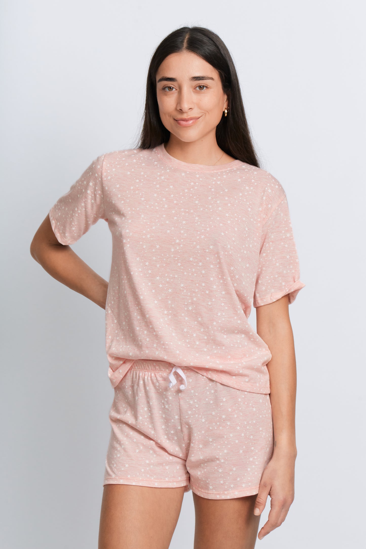 Pijama Estrellas Emma Mujer Rosa