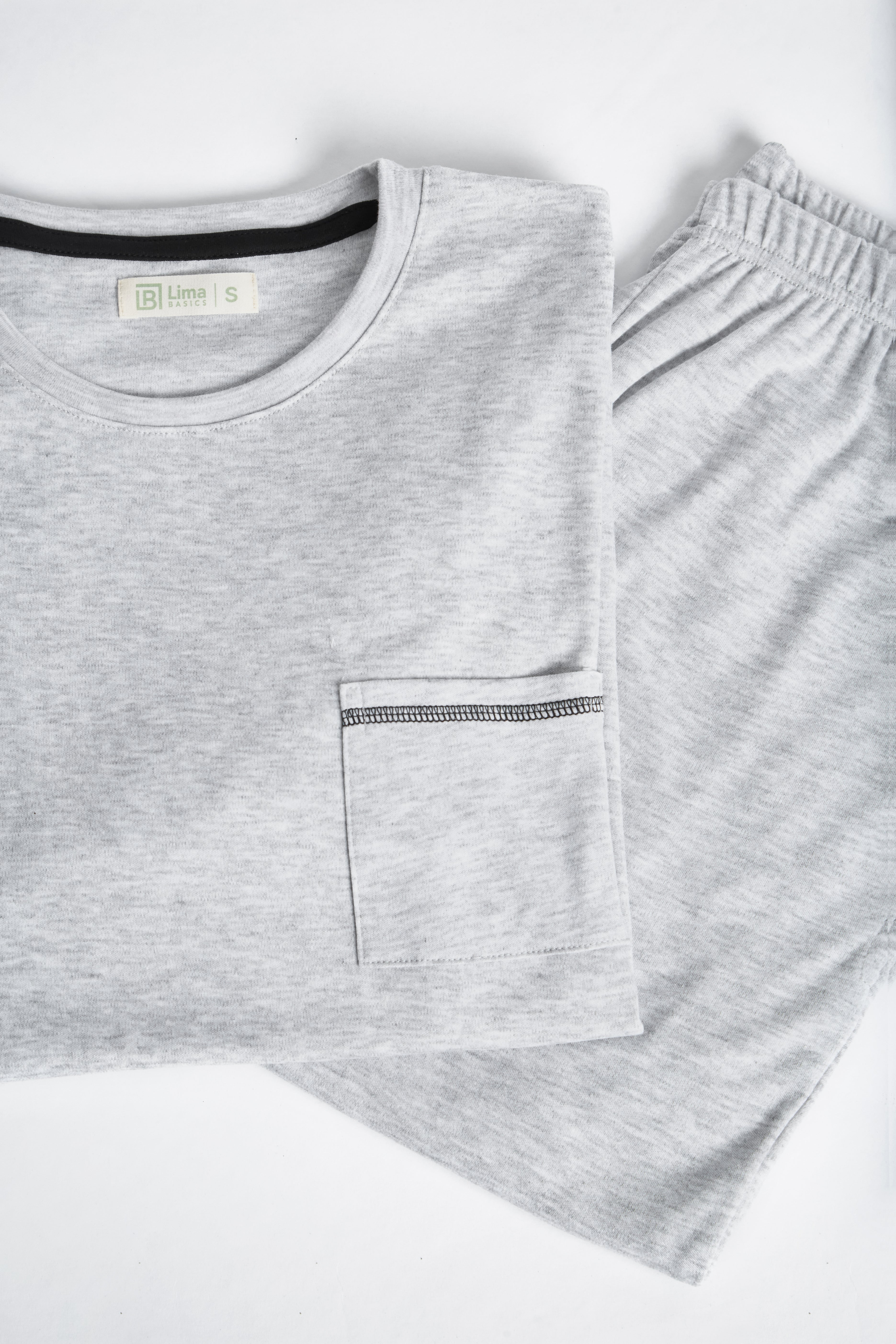 Pijama Hombre Gris - Leo