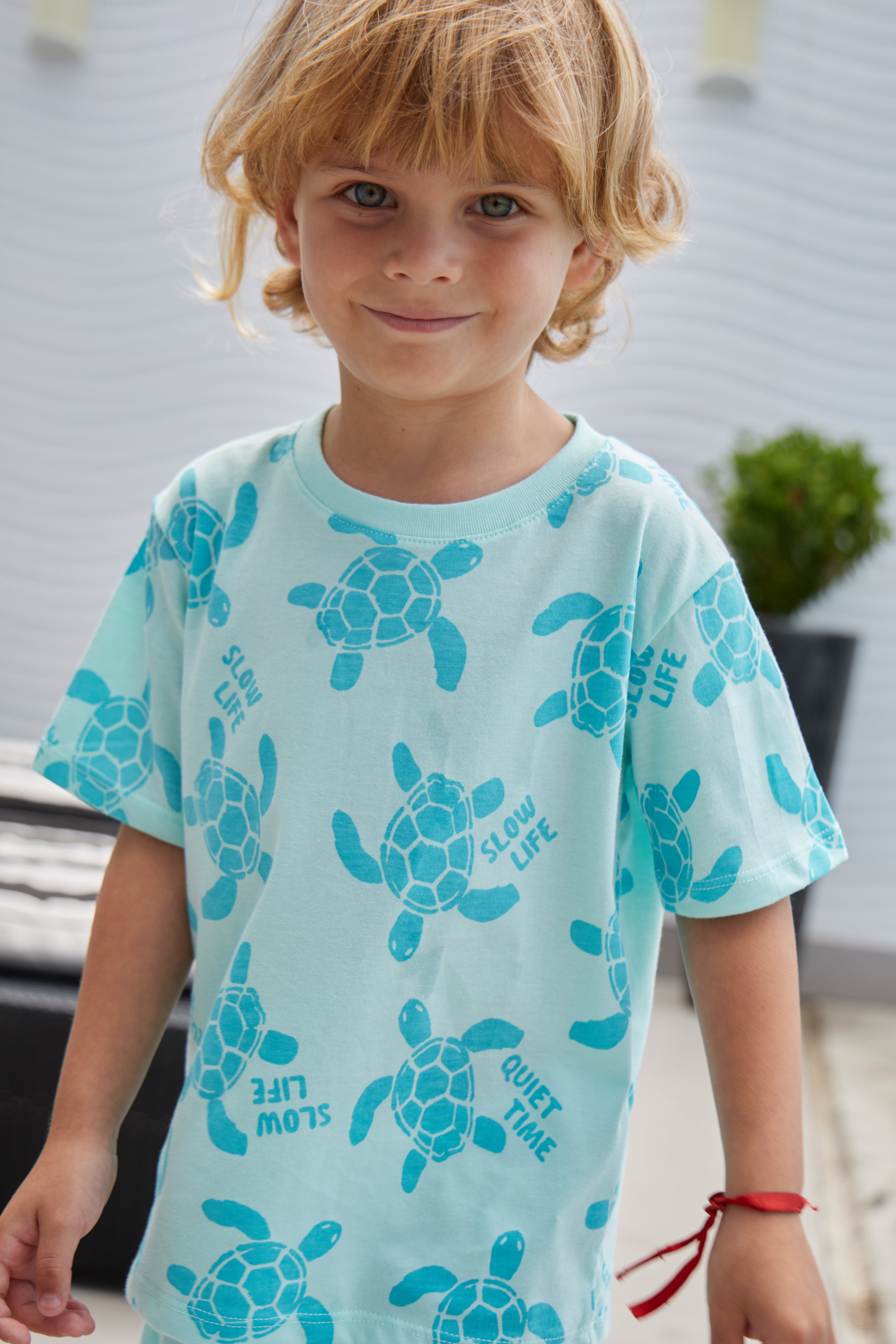 Pijama Niño Algodón - Tortuguitas