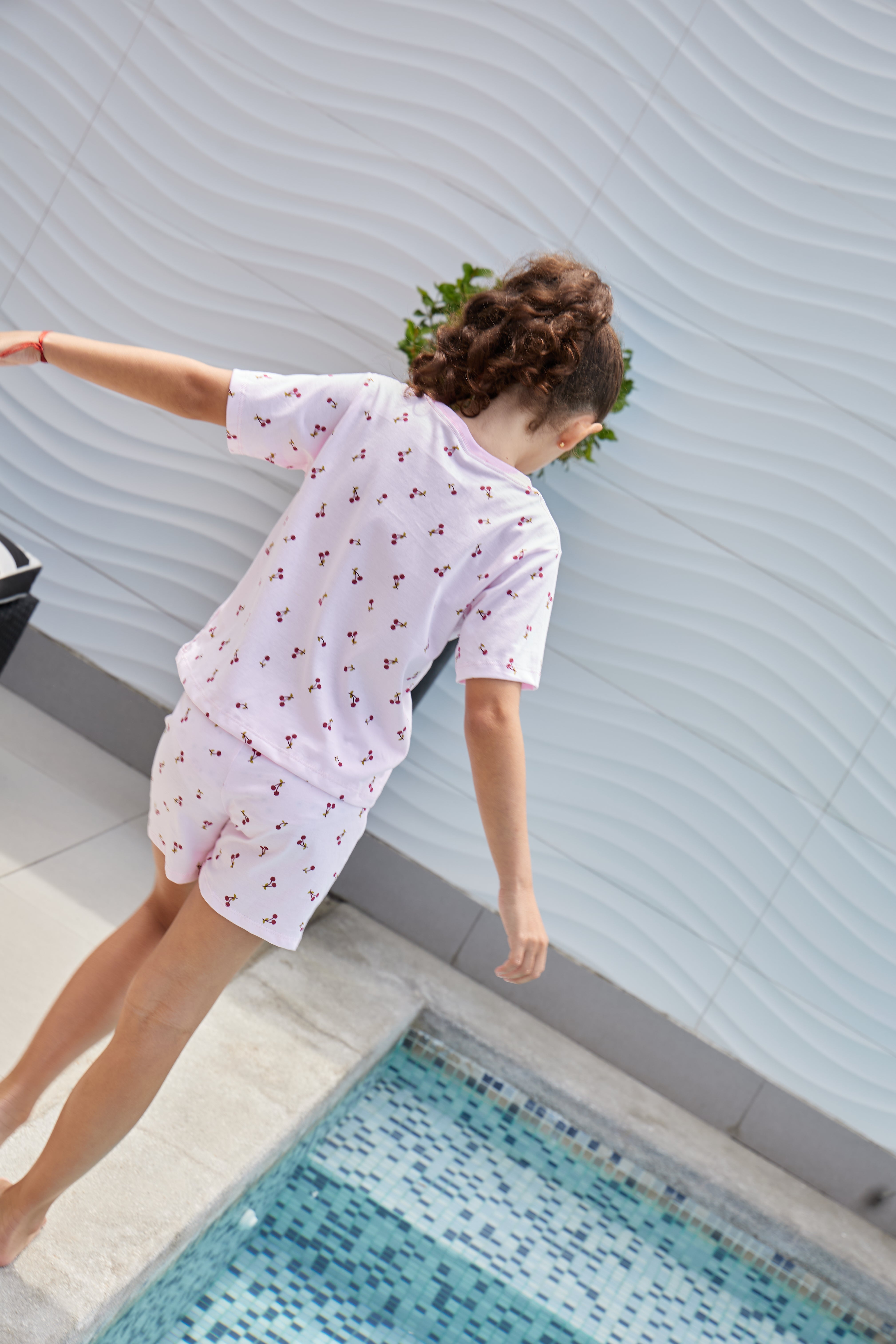 Pijama Algodón Niña - Cherry