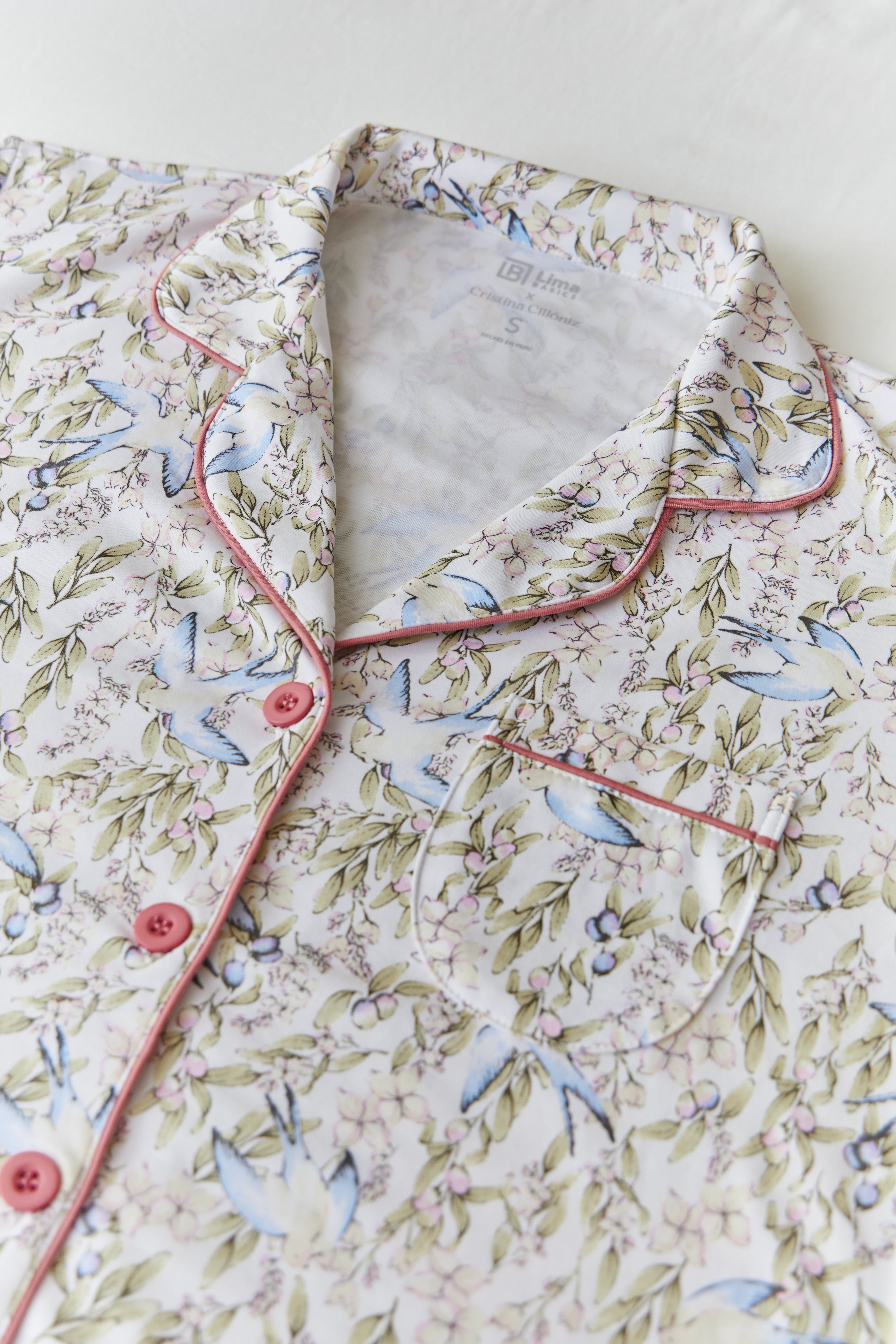 Pijama Camisera Infantil Lima Basics x Cristina Cilloniz - Olivia