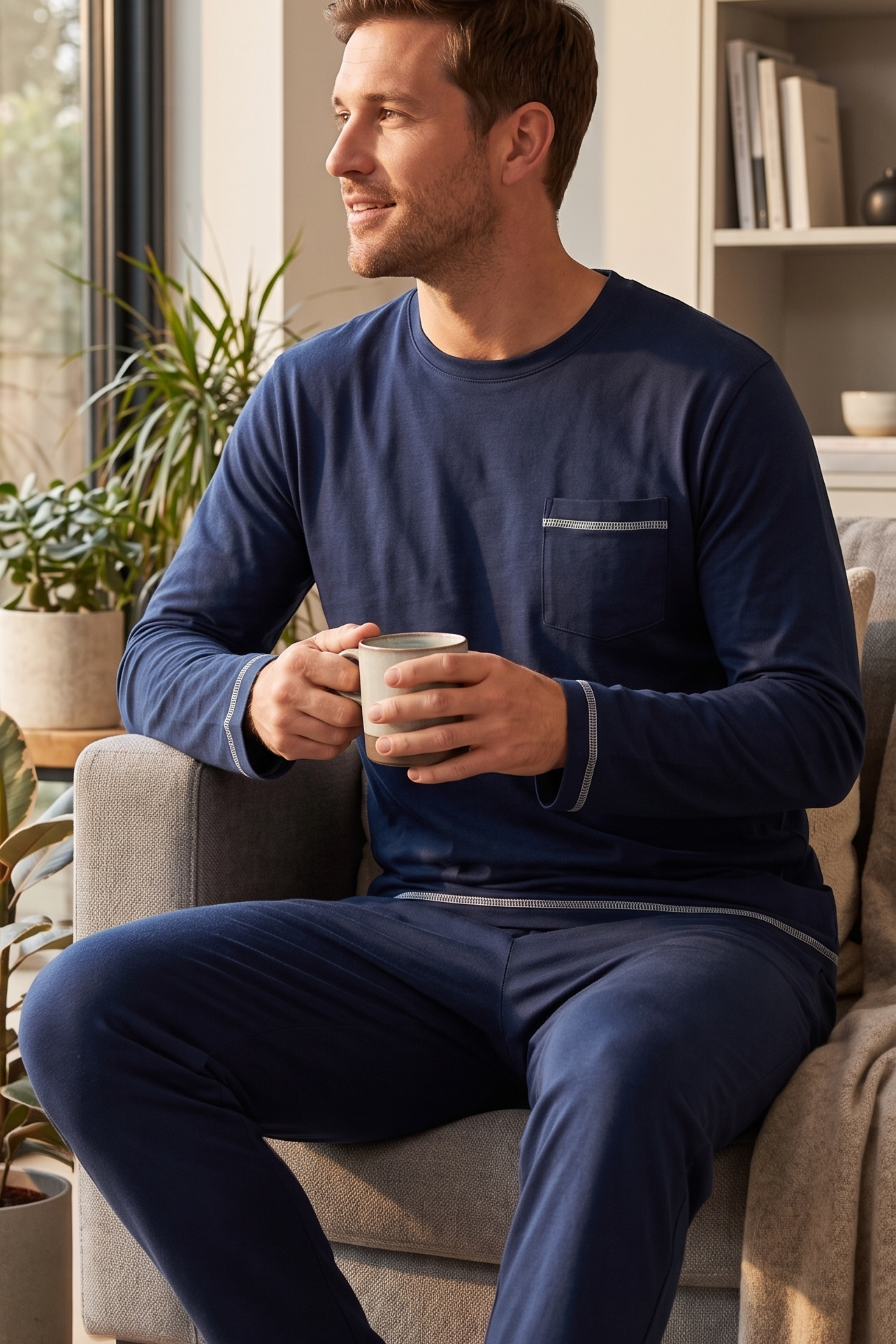 Pijama Hombre Algodón - Bruno