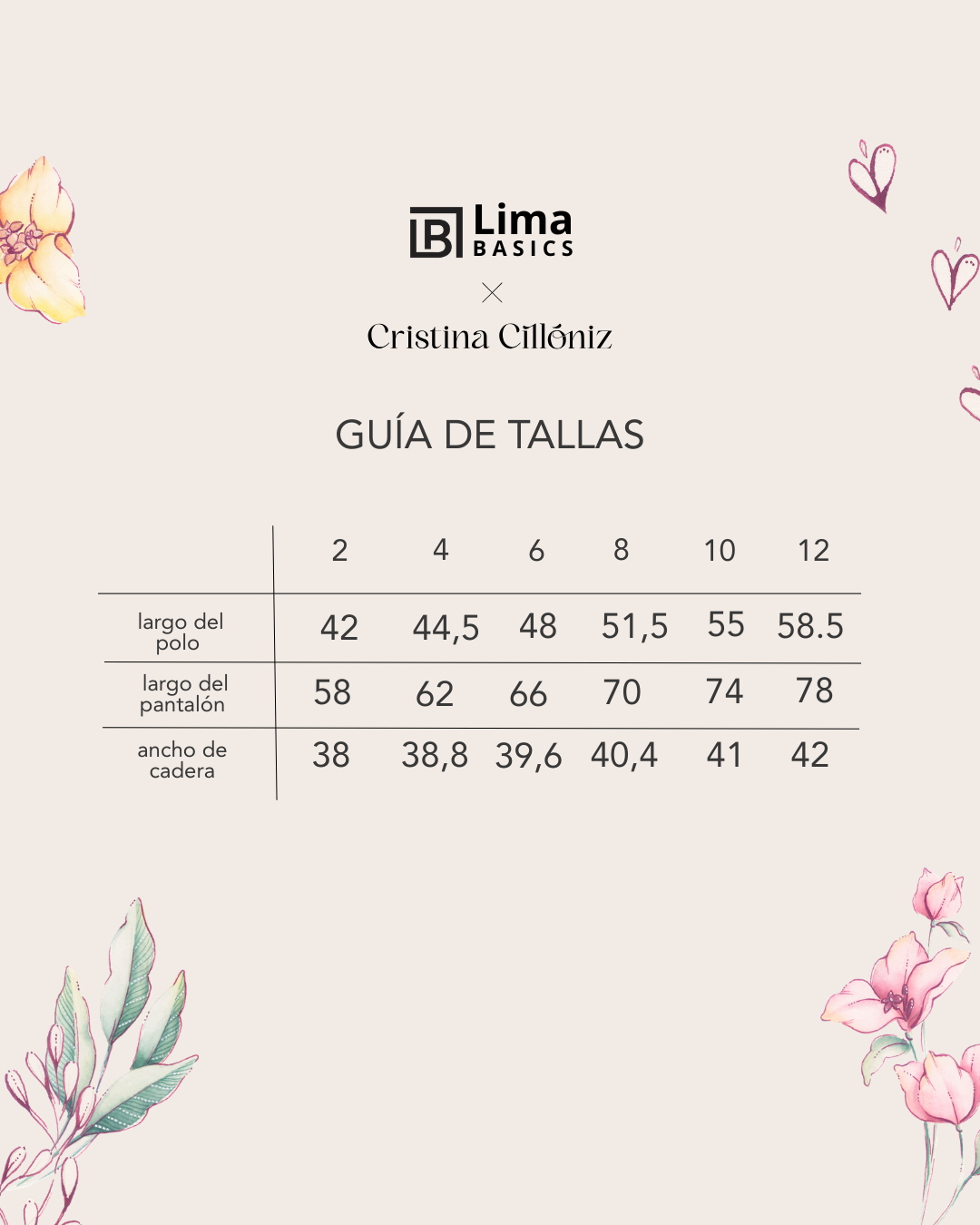 Pijama Niña Lima Basics x Cristina Cilloniz - Bianca