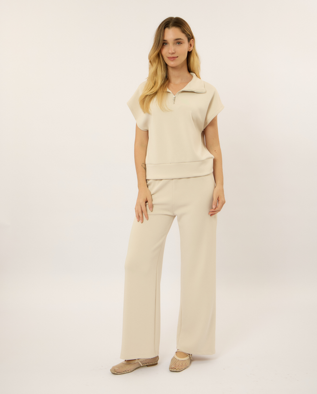 Comfy Set Mujer - Beige