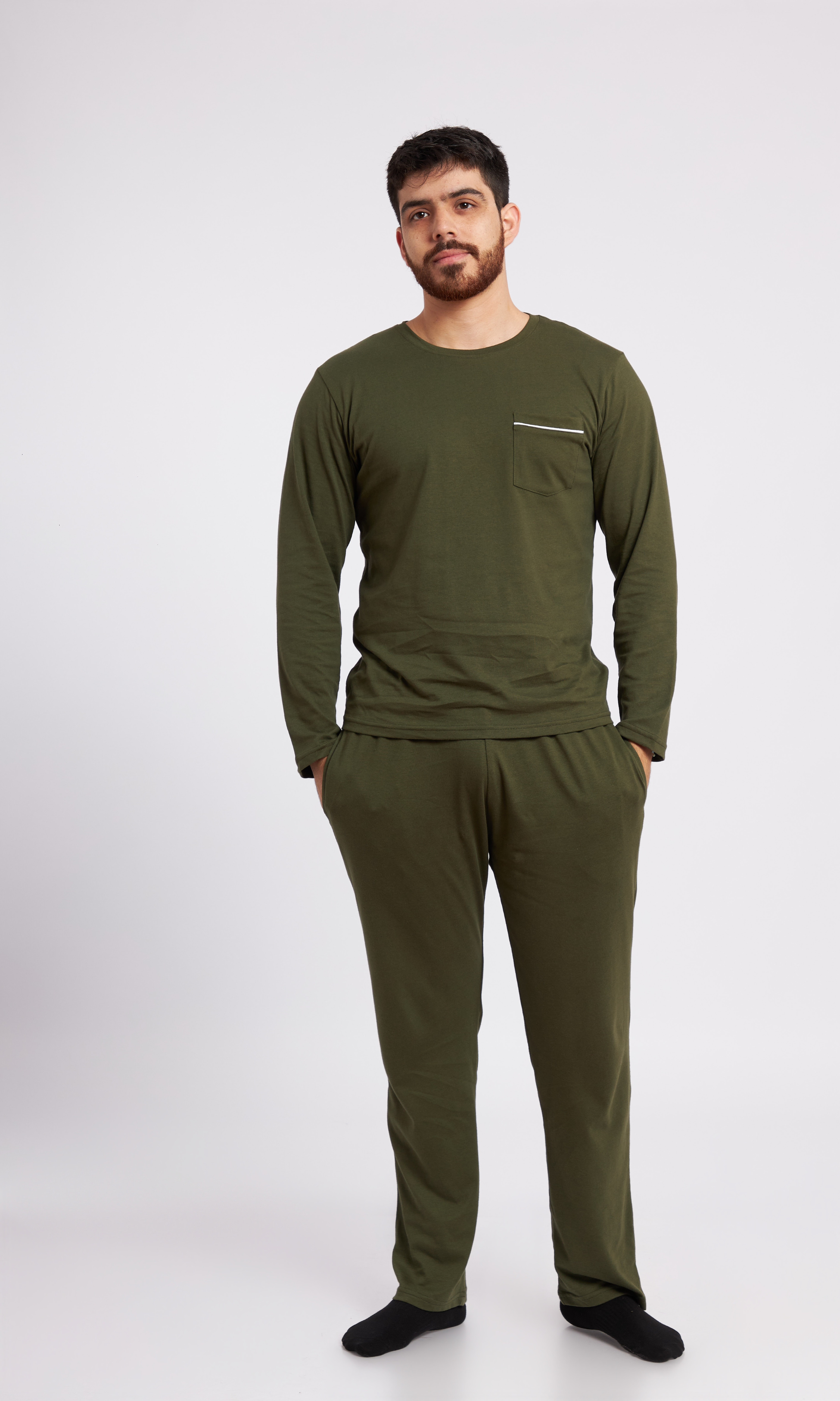 Pijama Hombre Verde- Gino