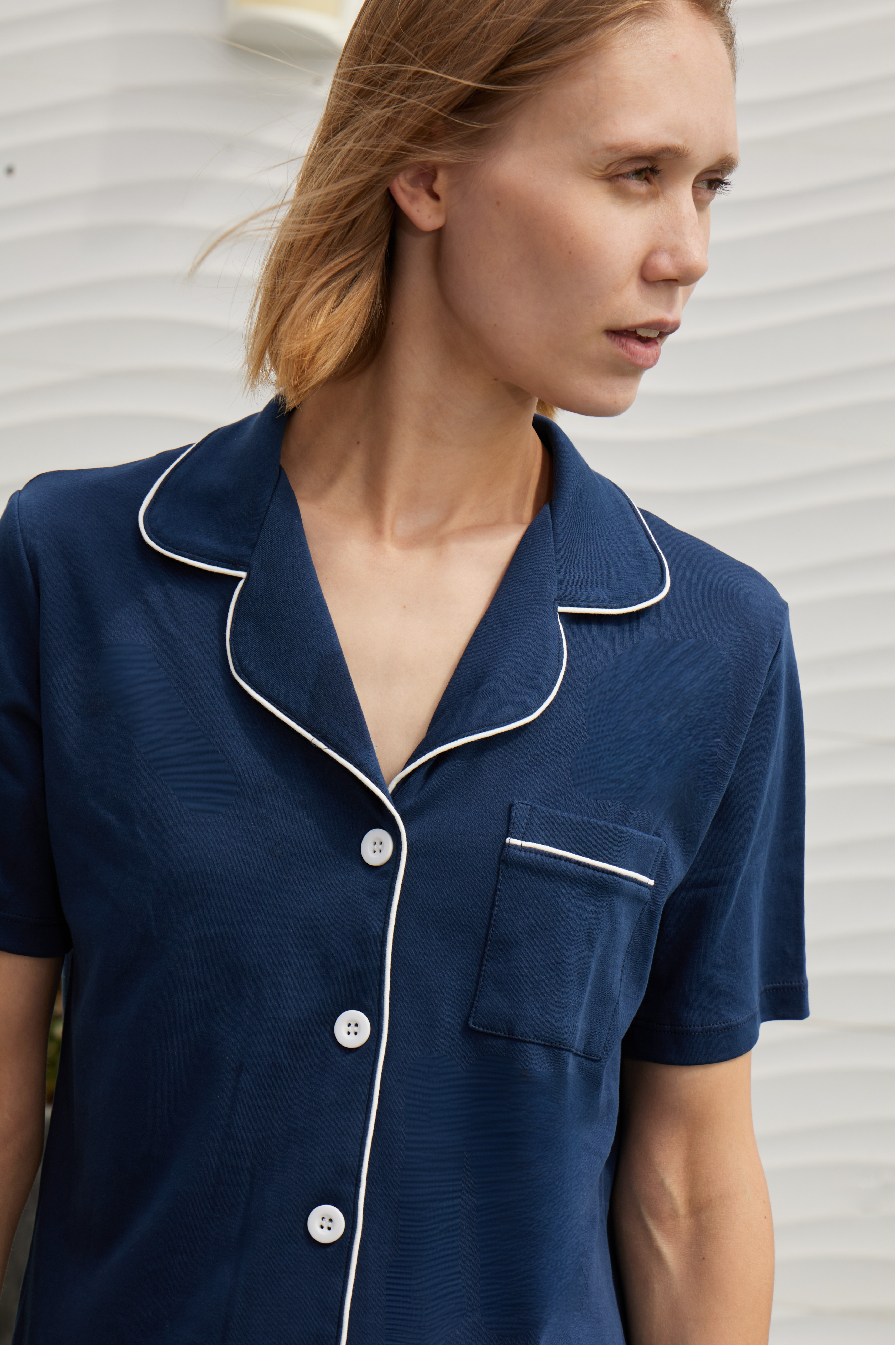 Pijama Camisera Algodón - Alma