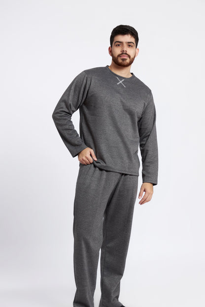 Pijama Franela Charcoal Hombre