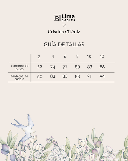 Pijama Camisera Infantil Lima Basics x Cristina Cilloniz - Olivia