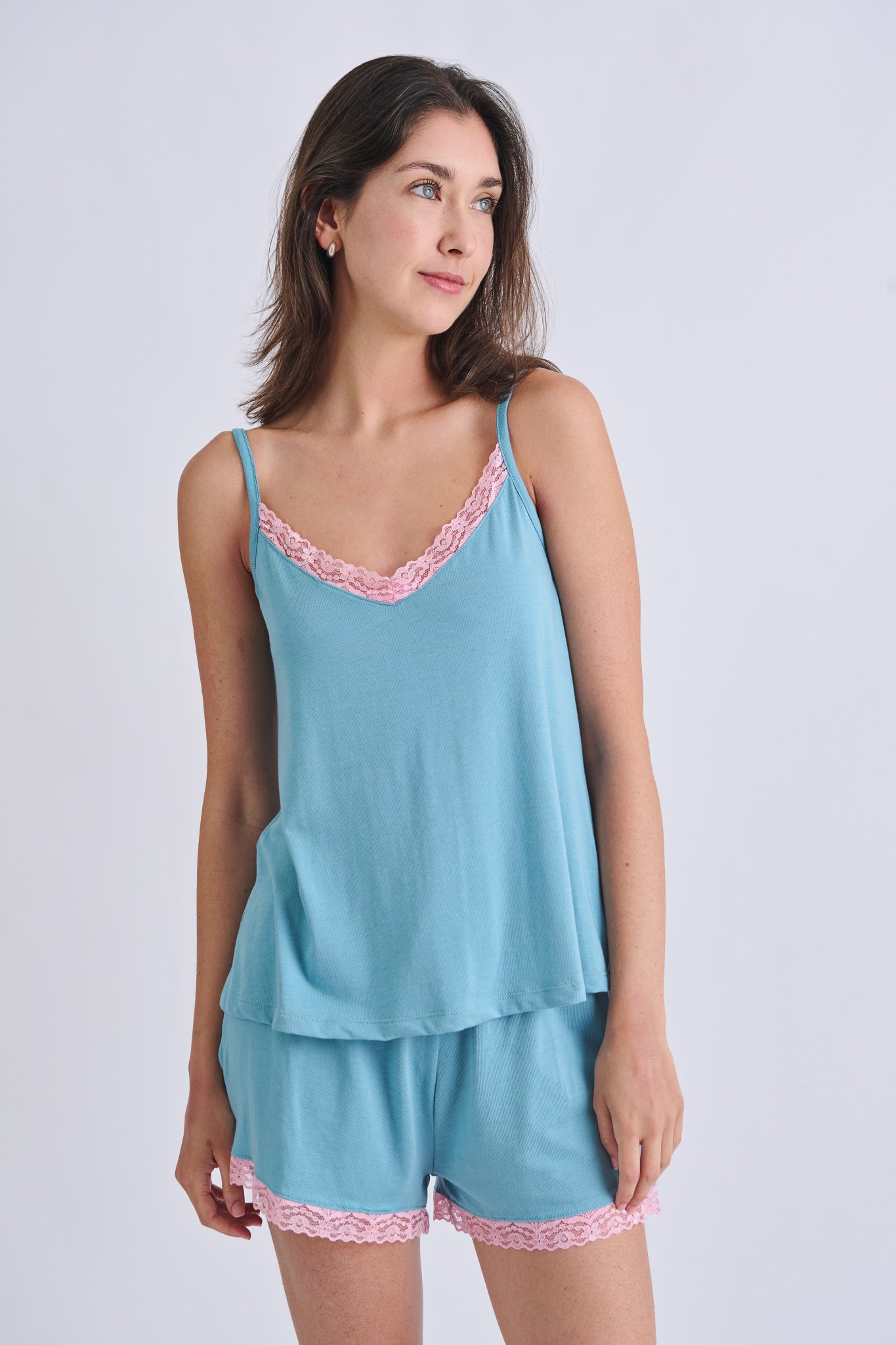 Pijama Mujer Adriatic Encaje - Lia