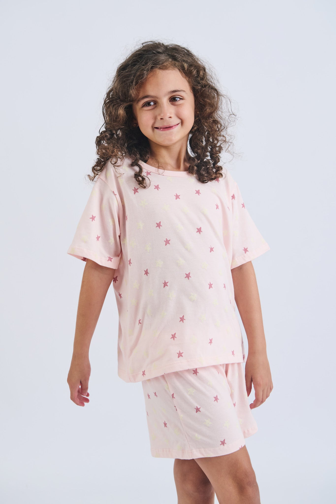 Pijama Niña Palo Rosa Estrella - Eli